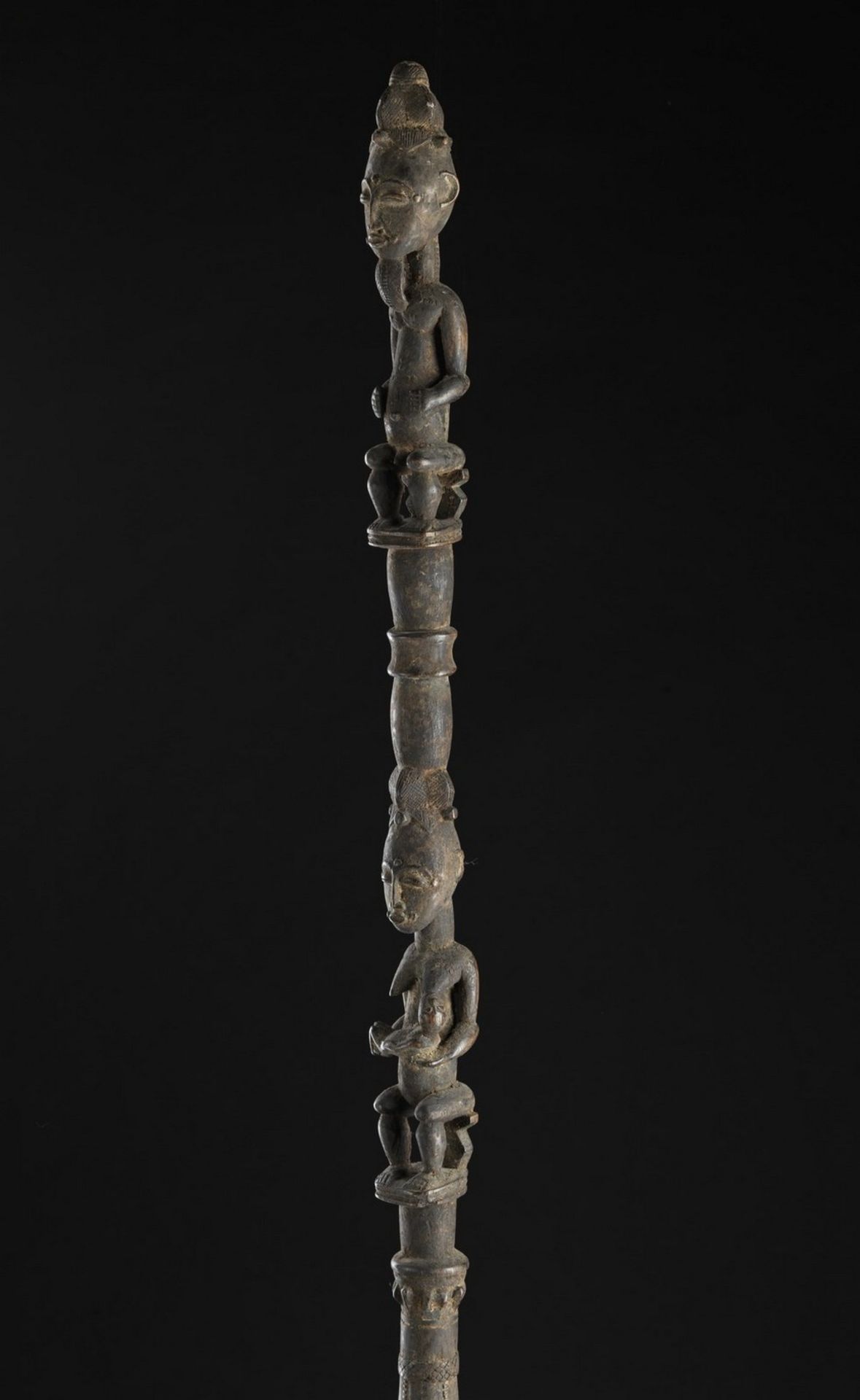 Arte africana Ceremonial staff (kpoman), BauleIvory Coast. - Image 3 of 3