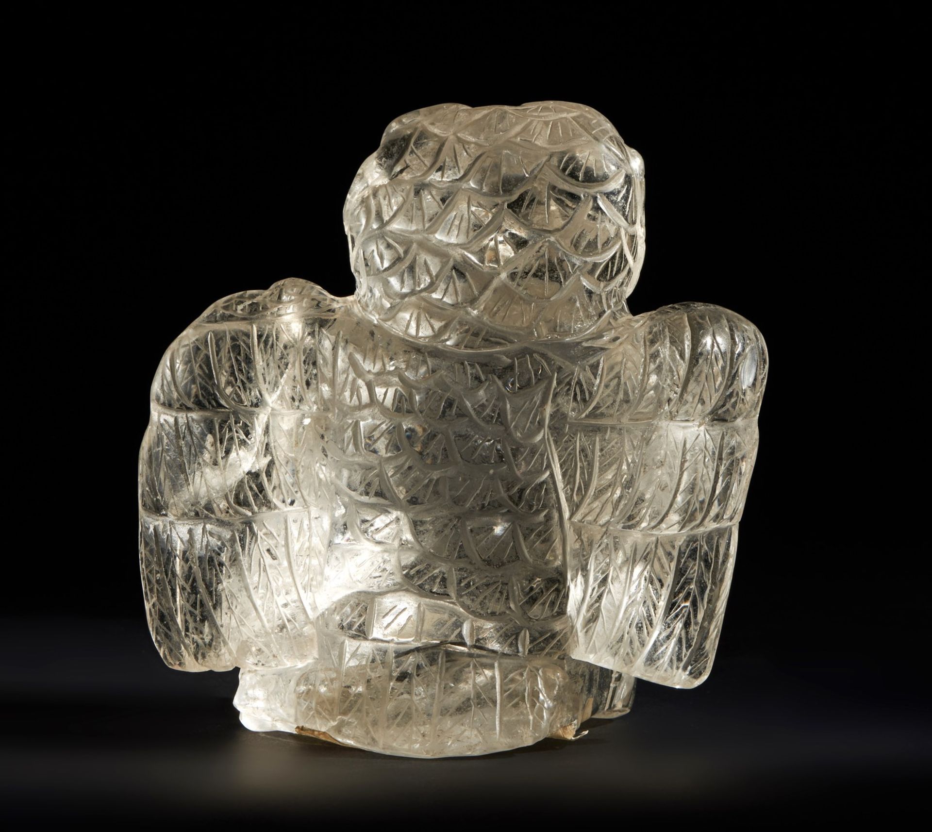 Naturalia A rock crystal figure of a owl Europe, 20th century . - Image 2 of 3