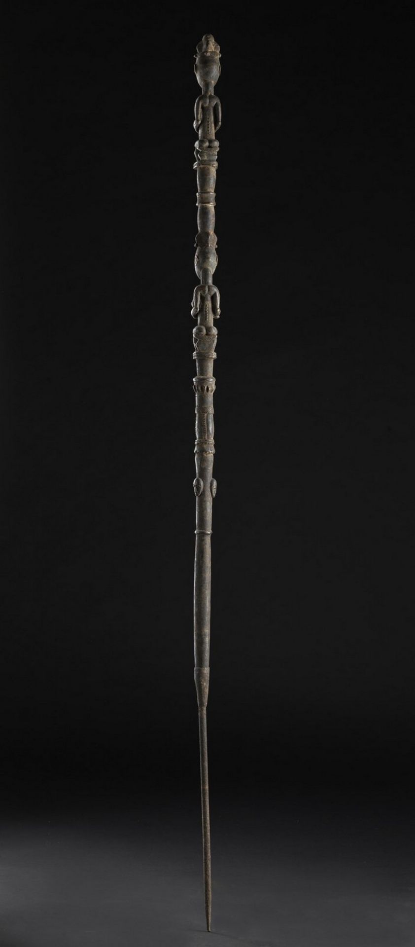 Arte africana Ceremonial staff (kpoman), BauleIvory Coast. - Image 2 of 3