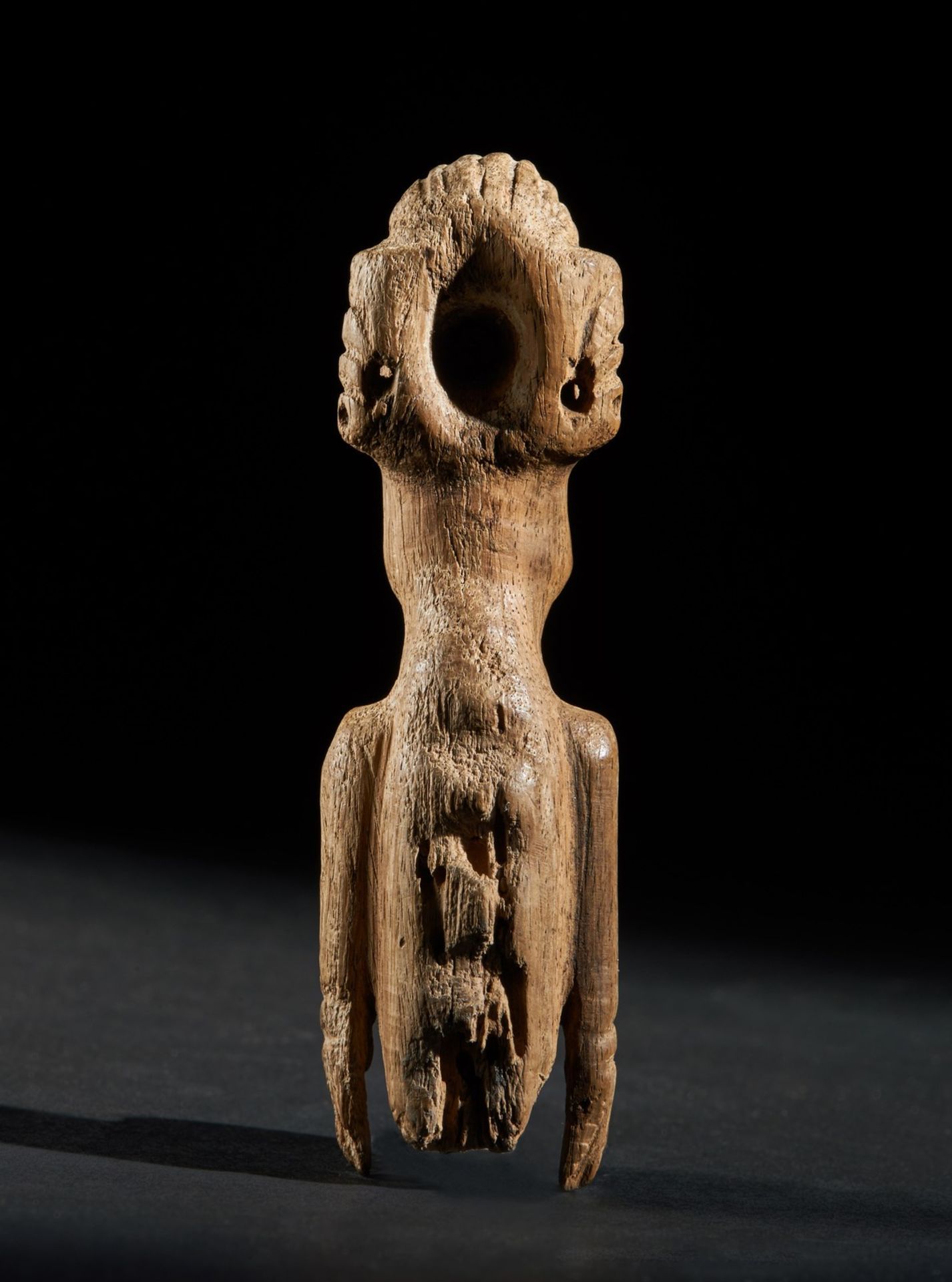 Arte delle Americhe Wooden fragment of Cemi sculpture, TainoCaribbean area. - Image 3 of 3