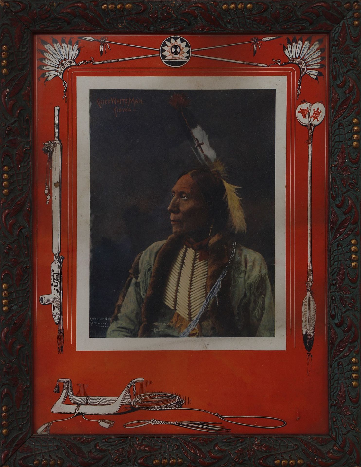 Wunderkammer Series of portraits of Indian chiefsUSA, 19th century. - Image 4 of 7