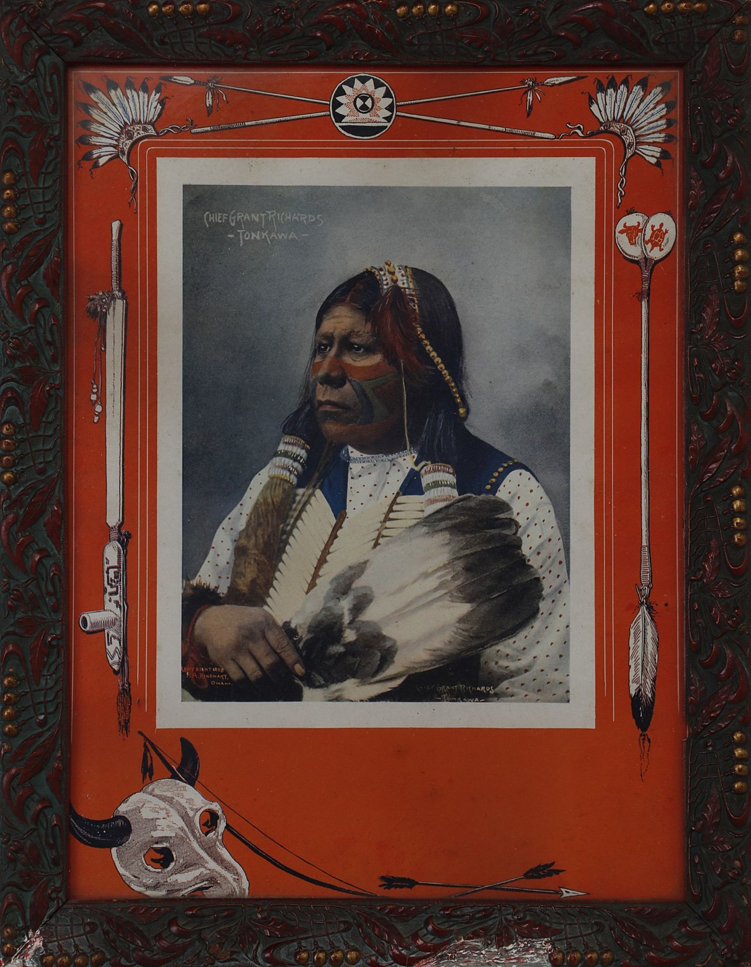 Wunderkammer Series of portraits of Indian chiefsUSA, 19th century. - Image 6 of 7