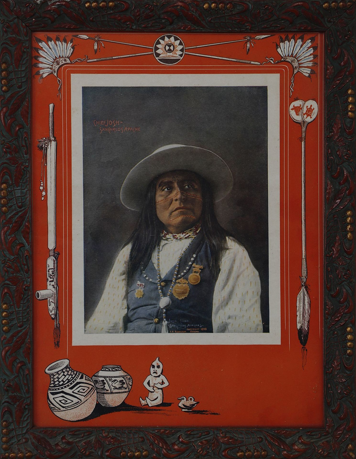 Wunderkammer Series of portraits of Indian chiefsUSA, 19th century. - Image 7 of 7