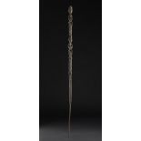 Arte africana Ceremonial staff (kpoman), BauleIvory Coast.