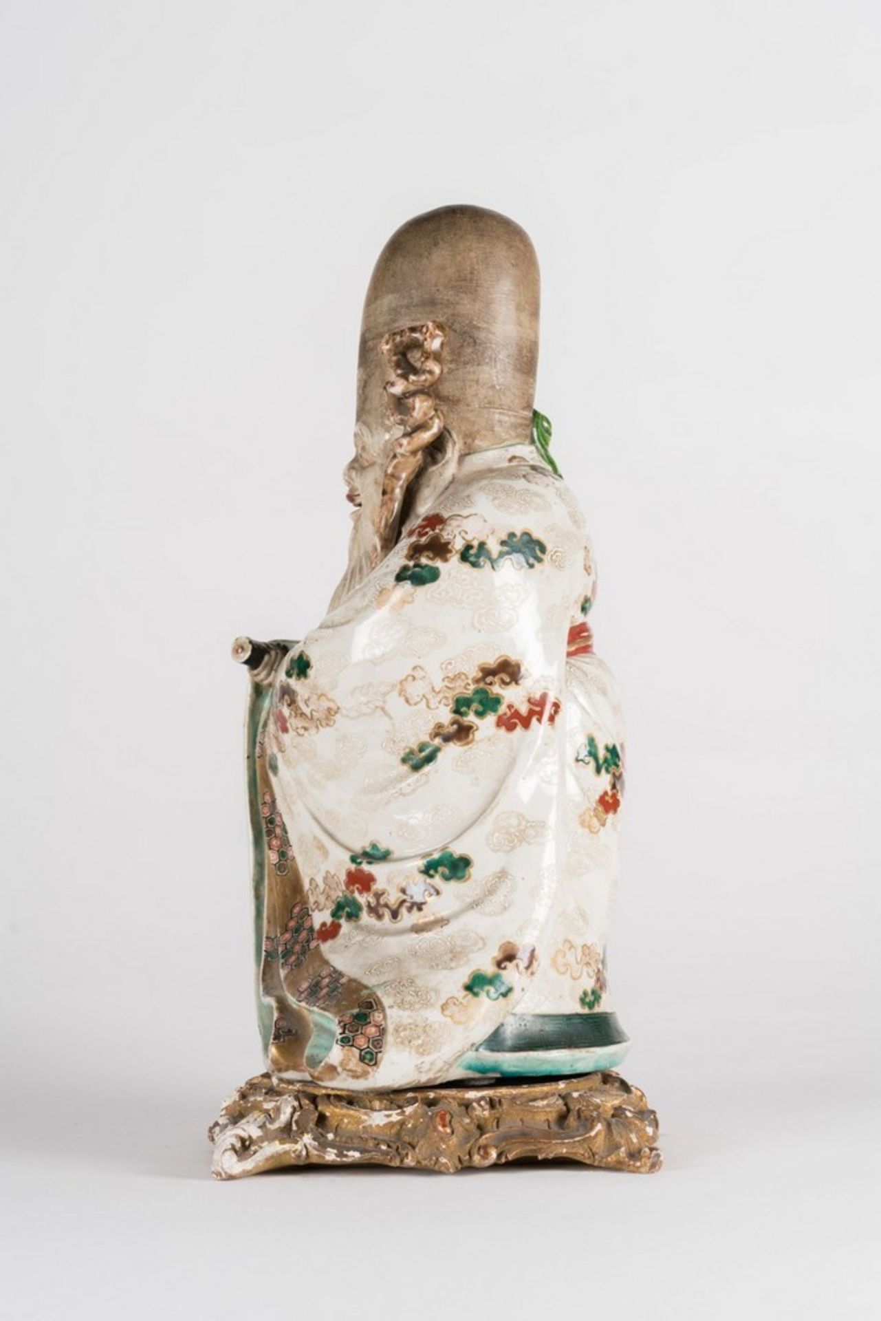 ARTE GIAPPONESE A ko-kutani porcelain figure of FukurukujioJapan, 18th century . - Image 3 of 7