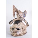 Arte africana Gelede mask, YorubaNigeria.