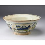 Arte Islamica A Ming Chinese style pottery bowl Possibly Safavid Iran, 17th century .