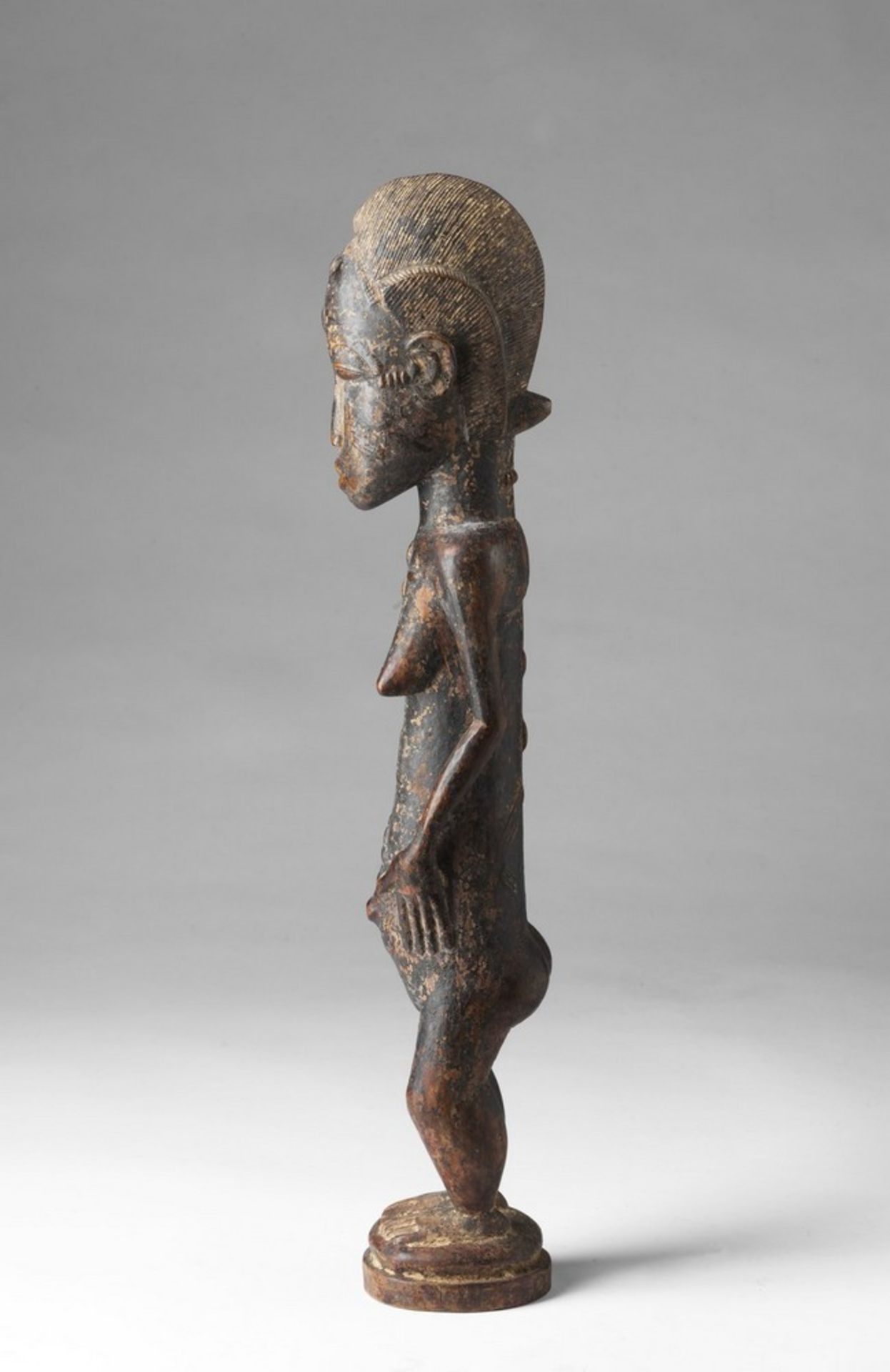 Arte africana Female figure, BauléIvory Coast. - Image 3 of 5