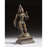 Arte Indiana A bronze standing figure of Lakshmi Southern India, 17th-18th century .