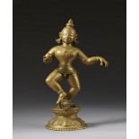 Arte Indiana A bronze figure of Balakrishna India, Orissa, 16th-17th century .