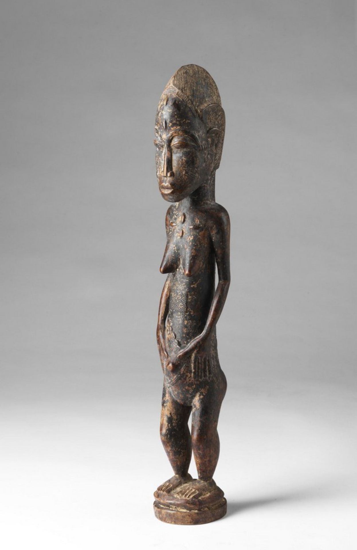 Arte africana Female figure, BauléIvory Coast. - Image 2 of 5