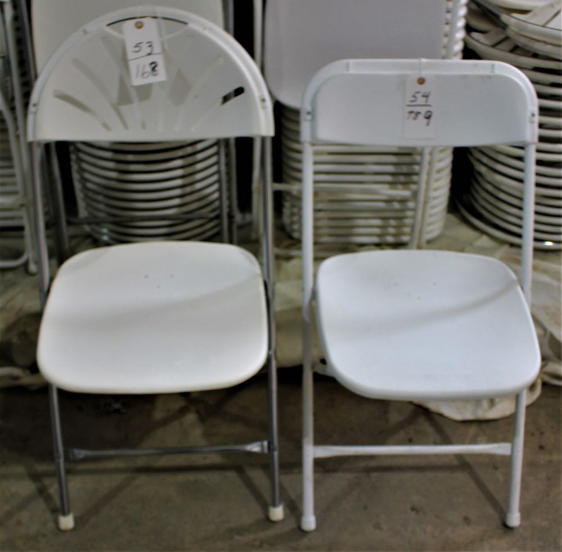 Event Express Folding Fan Chairs White