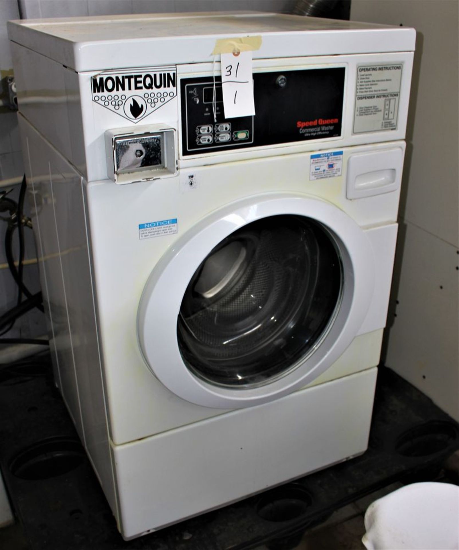 Speed Queen Montequin Commercial Washer