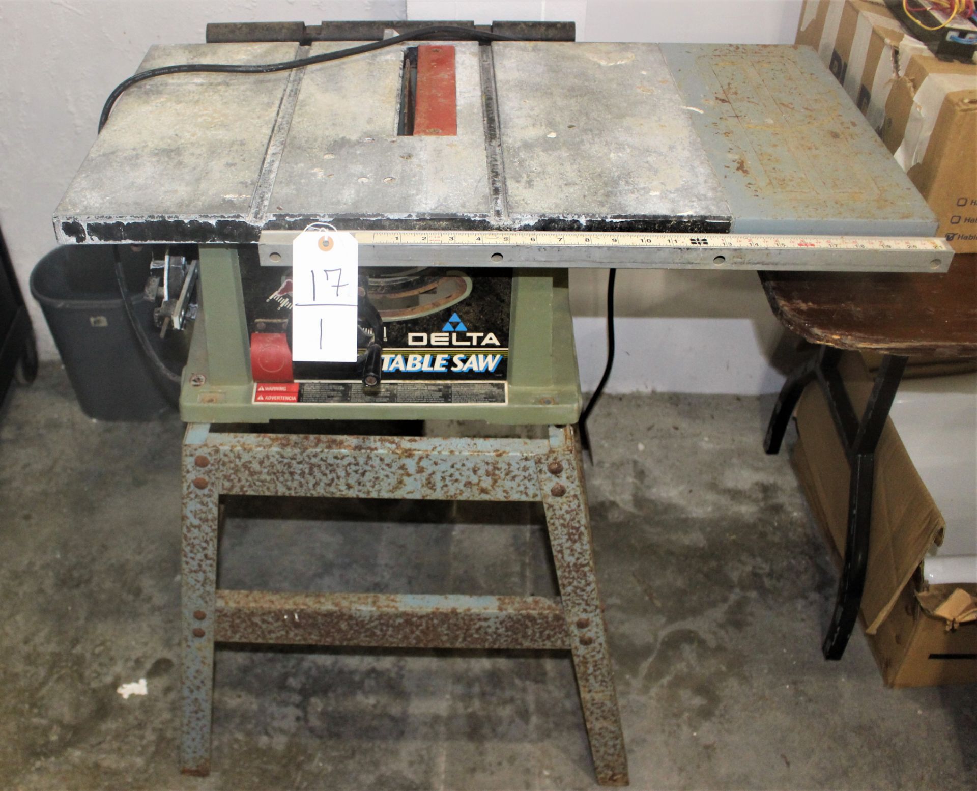 DELTA TABLE SAW W STAND