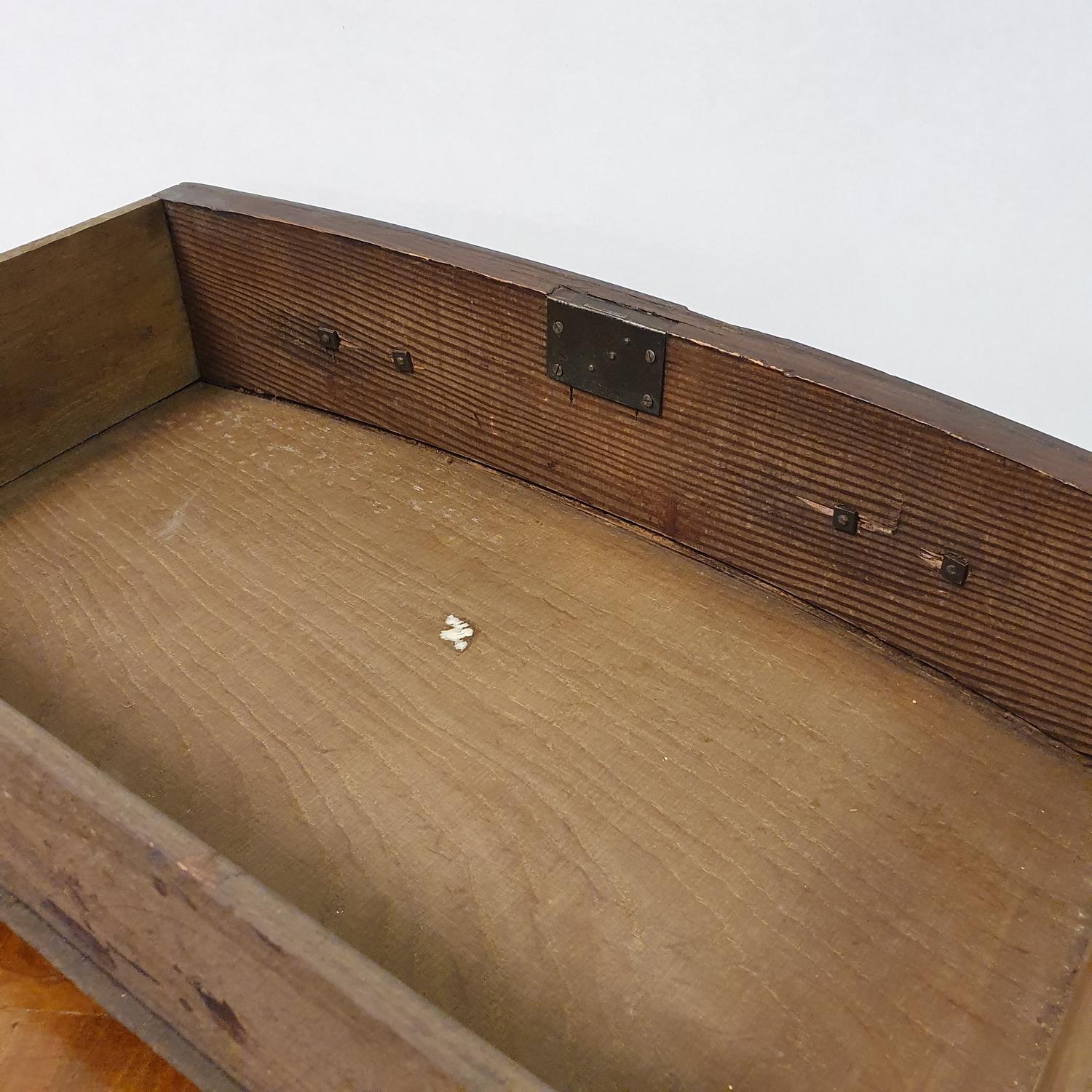 A 19th century rosewood and marquetry inlaid music cabinet, 54 cm wide - Image 7 of 11