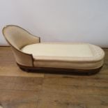 A mahogany day bed, 168 cm wide