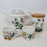 A Portmeirion part service, and other ceramics (box)