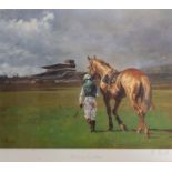 Malcolm Coward, horse racings prints, Mudlarks, and The Long Way Home, 33 x 49 cm (2)