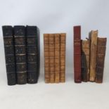 Boswell (James) The Life of Samuel Johnson, 4 vols, half calf: Letters of Junius, 1796, calf, modern