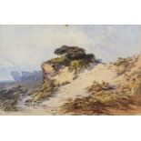 William Callow (1812-1908), landscape with an rocky outcrop, 17 x 27 cm