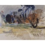 Paul Newland, landscape, watercolour, signed in pencil, 25 x 30 cm