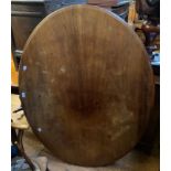 A 19th century mahogany oval breakfast table, 122 cm wide