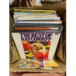 Various vinyl LP 33 rpm records (box)