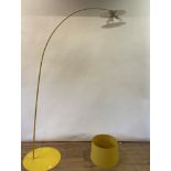 A Foscarini yellow Twiggy floor lamp, the base 61 cm diameter