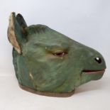 A prop mask of Bottom, from Midsummer Night's Dream, 43 cm wide