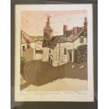 Glynn Thomas (1946), smugglers corner, print, 28 of 100, 16 x 13 cm, Blackwater, 109 of 150, 22 x 12