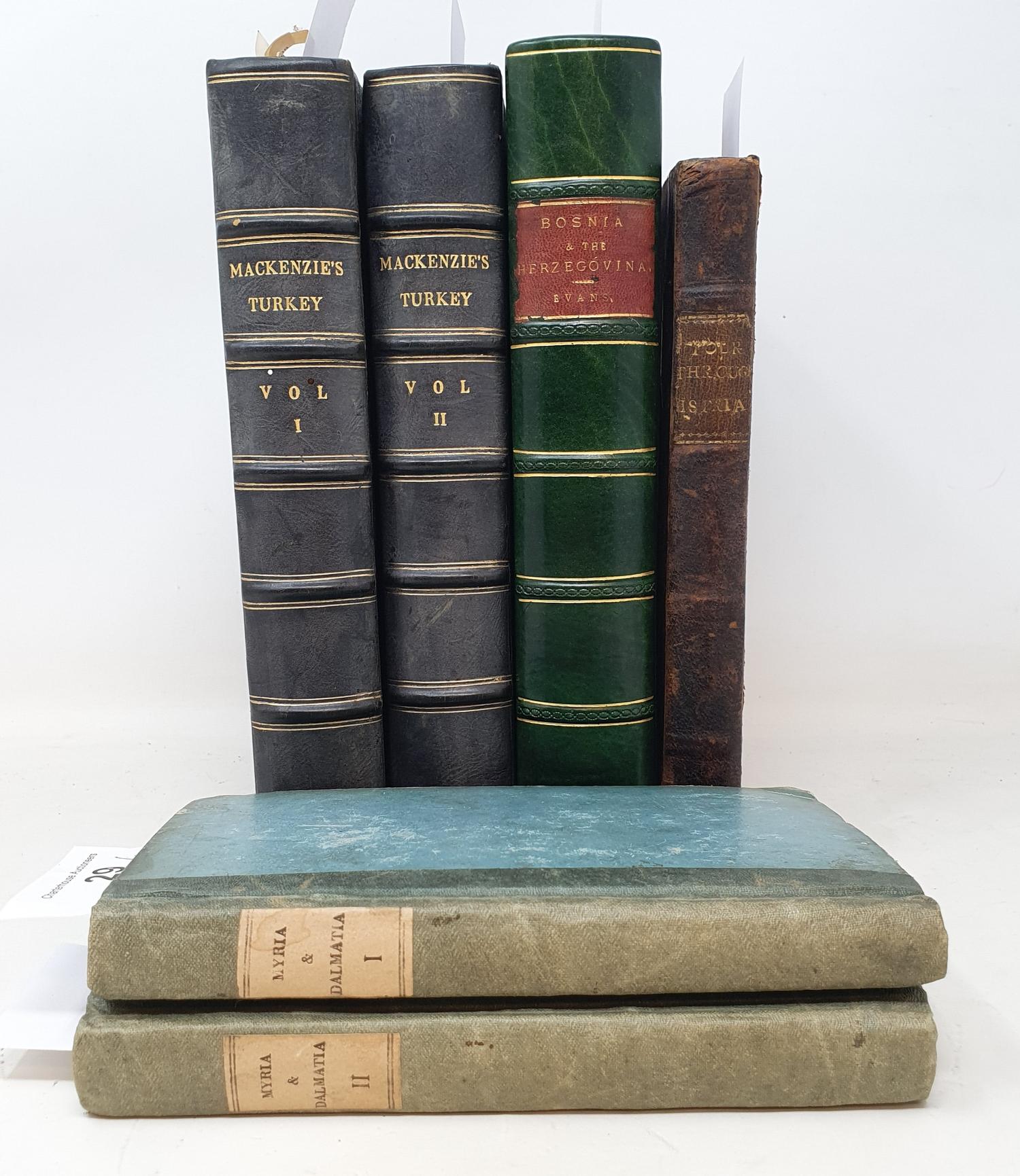 Shoberl (Frederic), Editor, The World in Minature; Illyria and Dalmatia, 2 vols, boards: A Tour