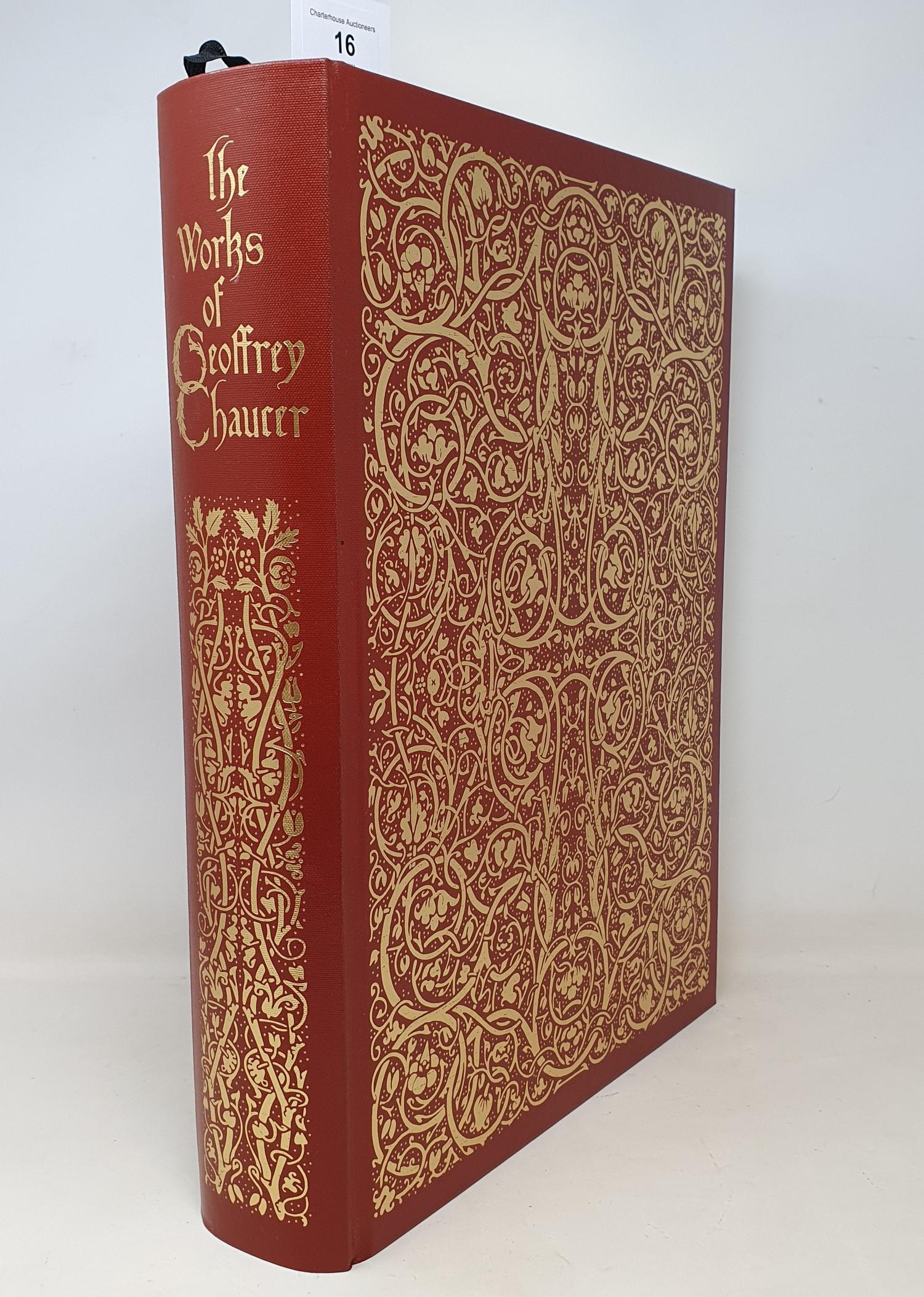 Chaucer (Geoffrey) Works of, Folio Society slipcase (lightly scuffed)