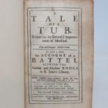 Swift (Jonathan) A Tale of a Tub, second edition corrected, 1704, modern calf binding