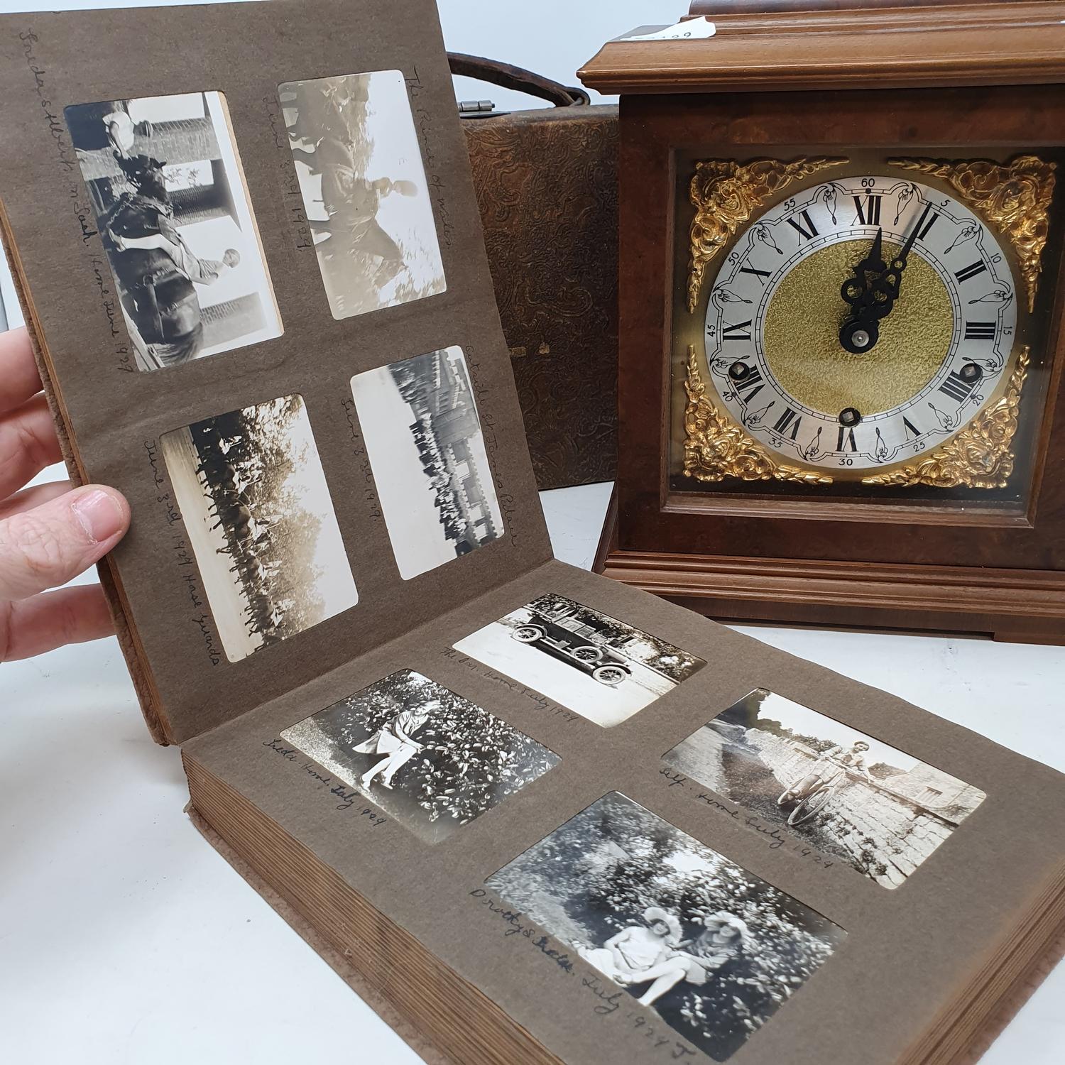 A 20th century mantel clock, an oak box, two coal scuttles, various metalware and other items (qty) - Image 3 of 8