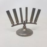 An early 20th century fan stand, 20 cm wide