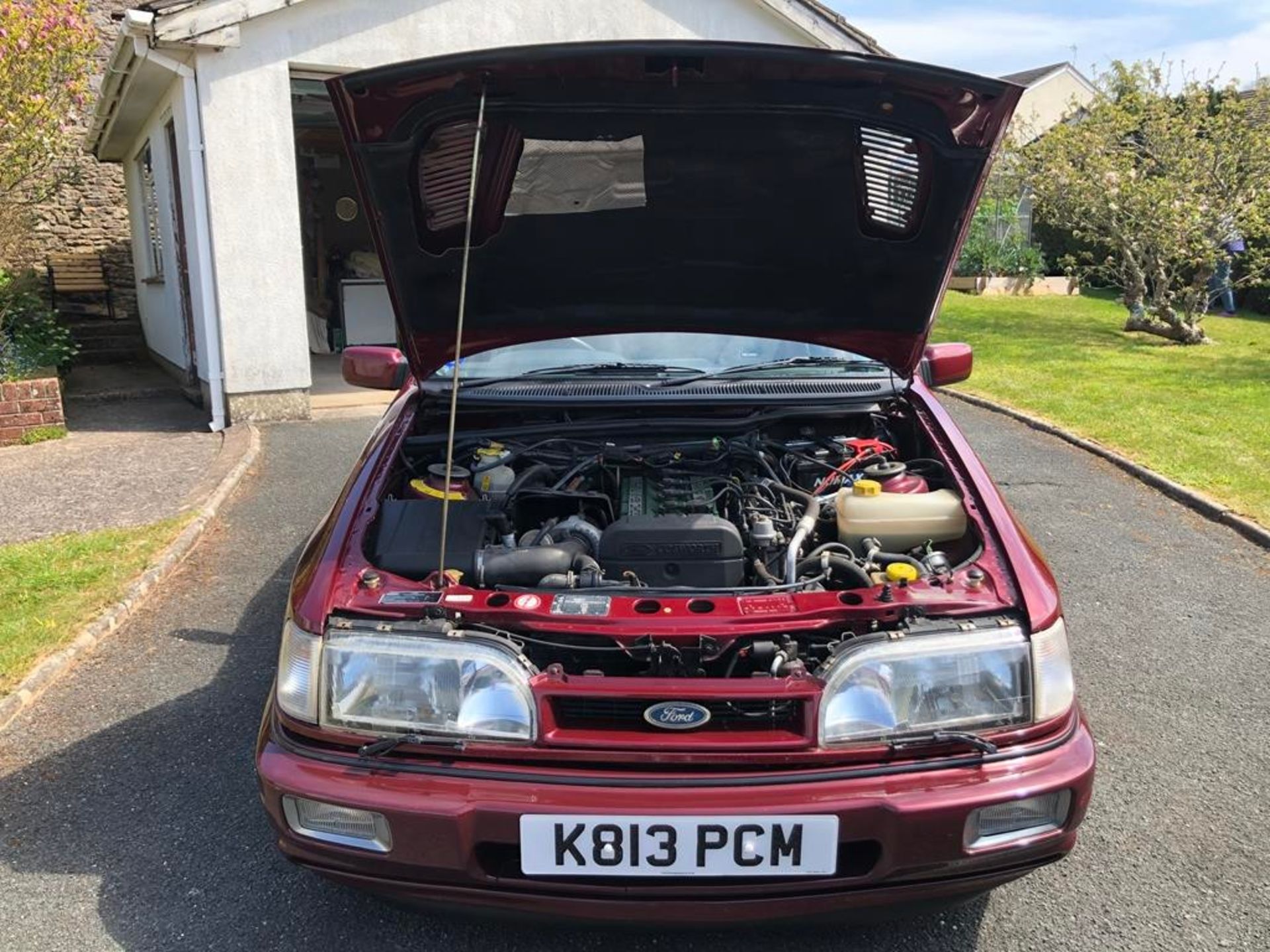 1992 Ford Sierra Sapphire Cosworth 4x4 Registration number K813 PCM Nouveau red, Recaro seats Bought - Image 128 of 128