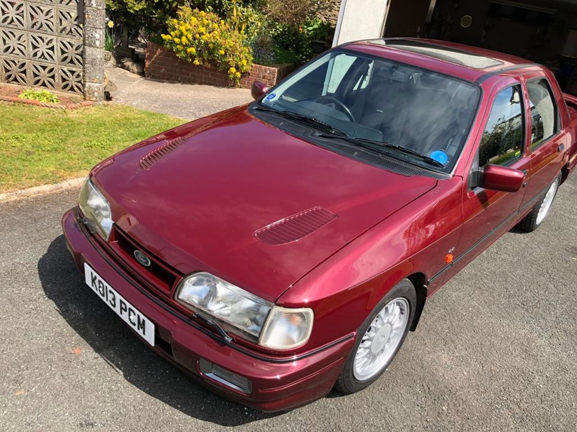 1992 Ford Sierra Sapphire Cosworth 4x4 Registration number K813 PCM Nouveau red, Recaro seats Bought - Image 14 of 128