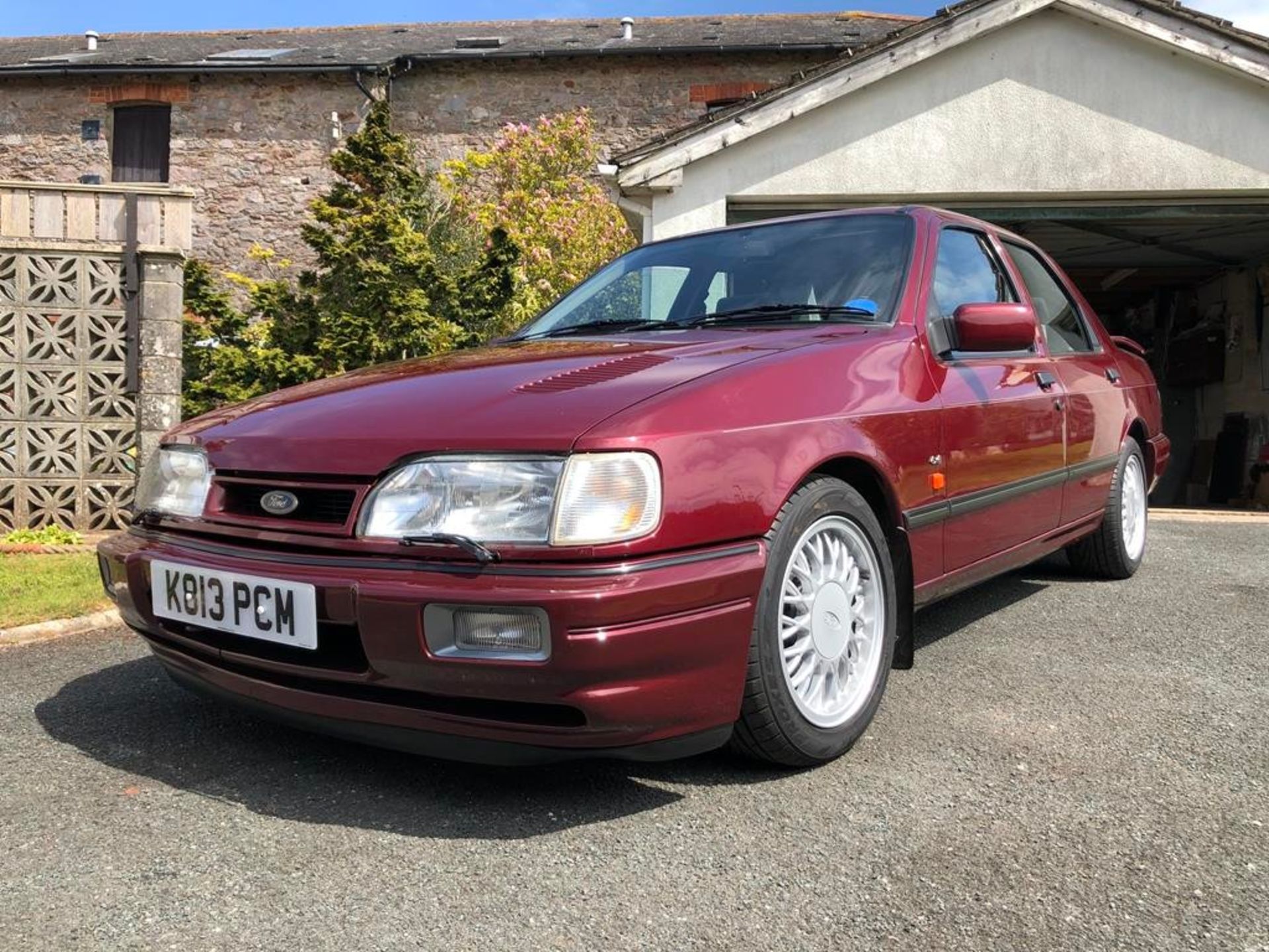 1992 Ford Sierra Sapphire Cosworth 4x4 Registration number K813 PCM Nouveau red, Recaro seats Bought - Image 13 of 128