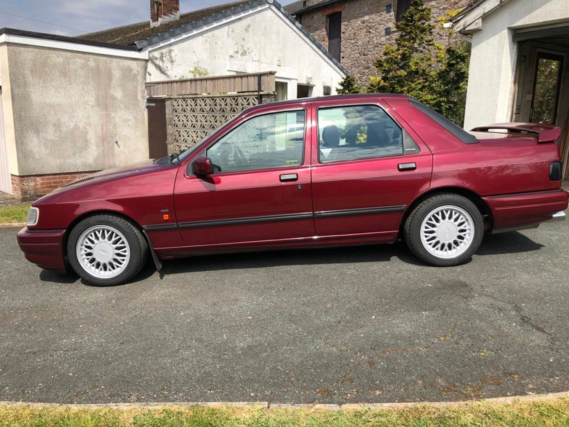 1992 Ford Sierra Sapphire Cosworth 4x4 Registration number K813 PCM Nouveau red, Recaro seats Bought - Image 12 of 128