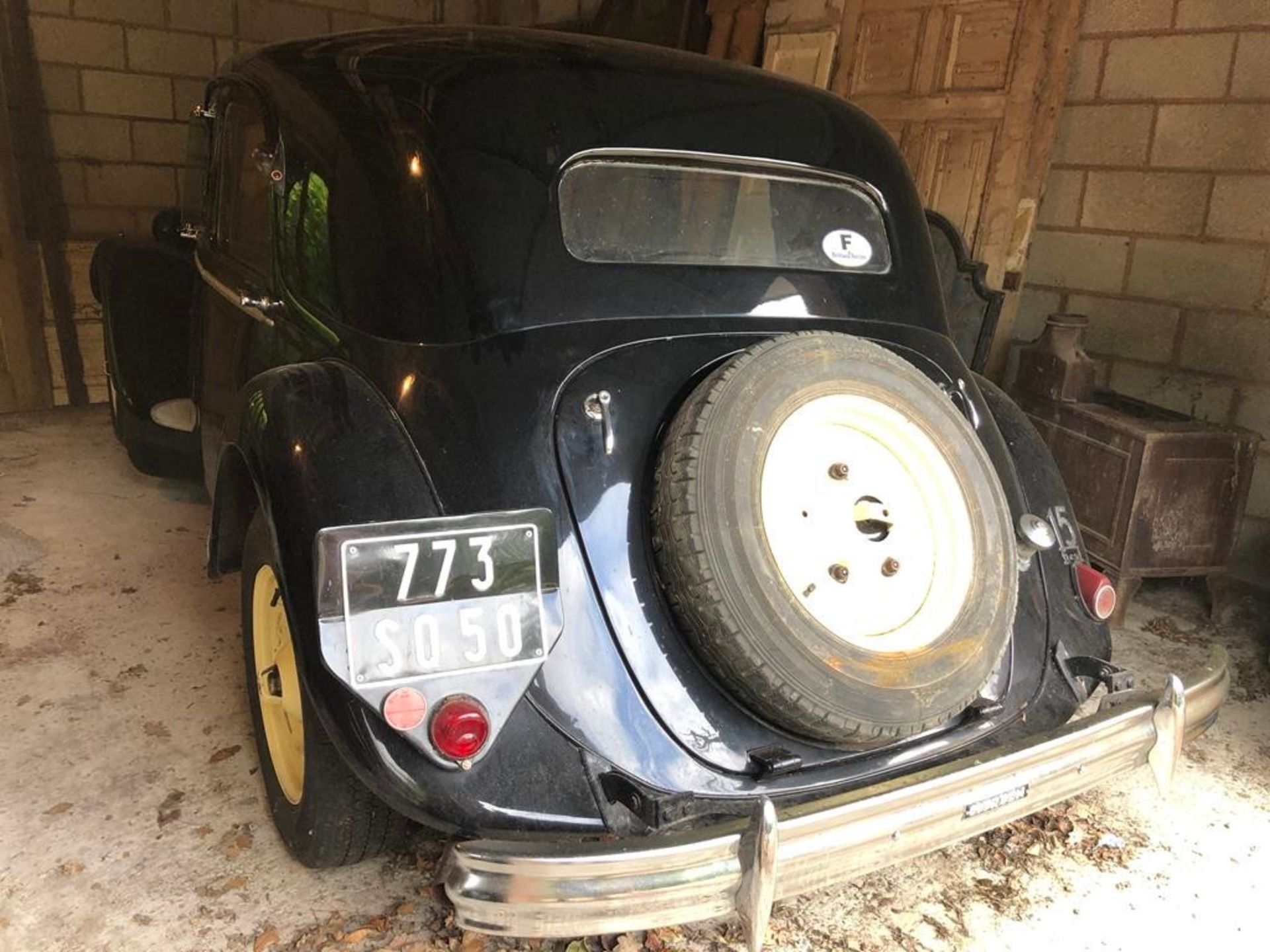 1951 Citroen 15 Six French registration number 773 SQ 50 Imported 1992, duties paid Not UK road