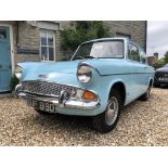 A 1966 Ford Anglia 105E Deluxe Registration number GUF 819D South African Car 68,826 recorded