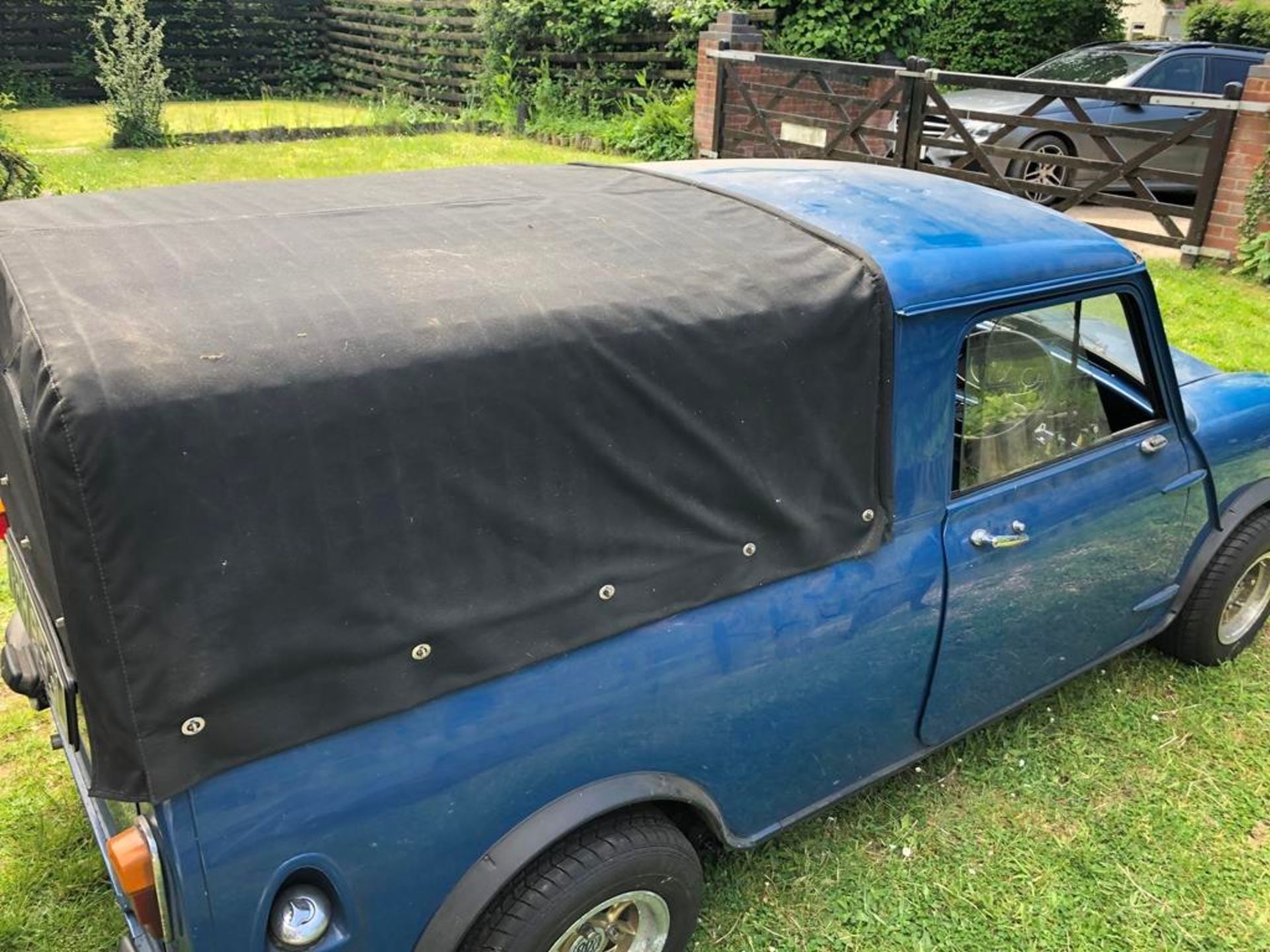 A 1972 Mini Pick-Up Registration number NPH 953L Chassis number AXAU1-781866A Blue with a black - Image 72 of 77