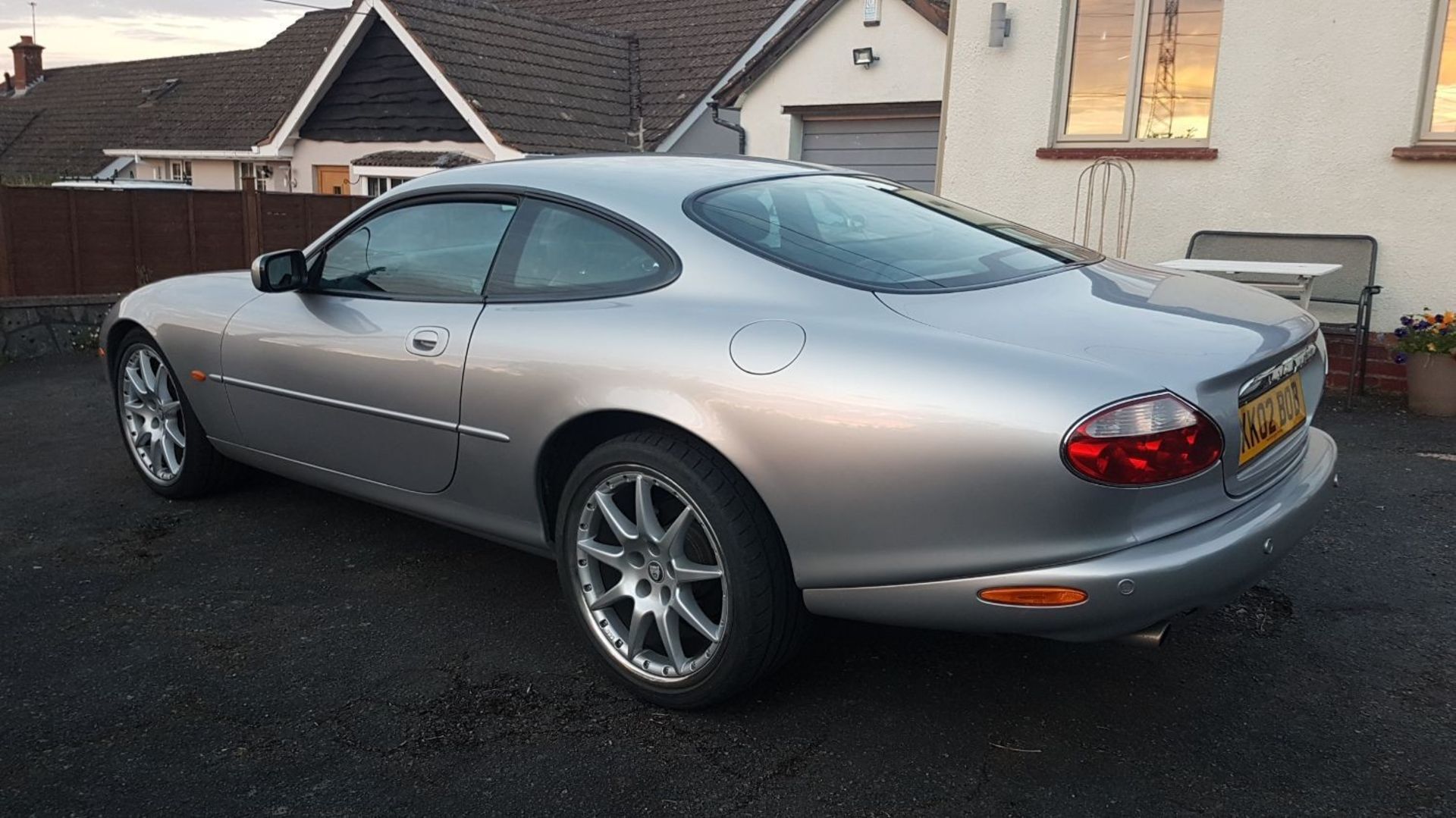 2002 Jaguar XK8 Coupe Registration Number XK02 BOB MOT expires February 2022 Metallic silver & black - Image 6 of 17