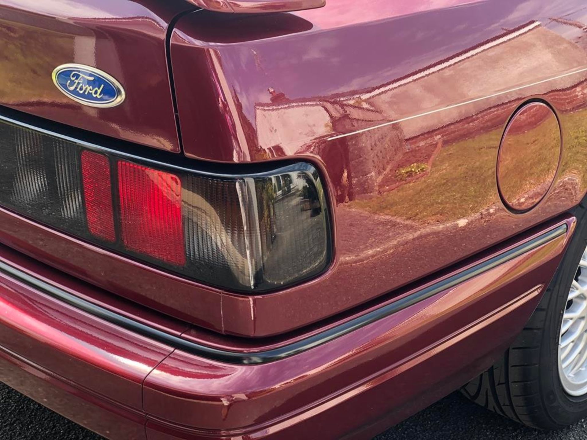 1992 Ford Sierra Sapphire Cosworth 4x4 Registration number K813 PCM Nouveau red, Recaro seats Bought - Image 32 of 128