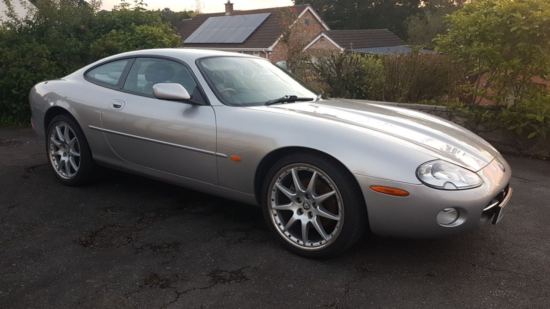 2002 Jaguar XK8 Coupe Registration Number XK02 BOB MOT expires February 2022 Metallic silver & black