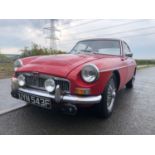 1968 MG C GT Registration number UYN 543F Red with black leather piped in red MOT expires January