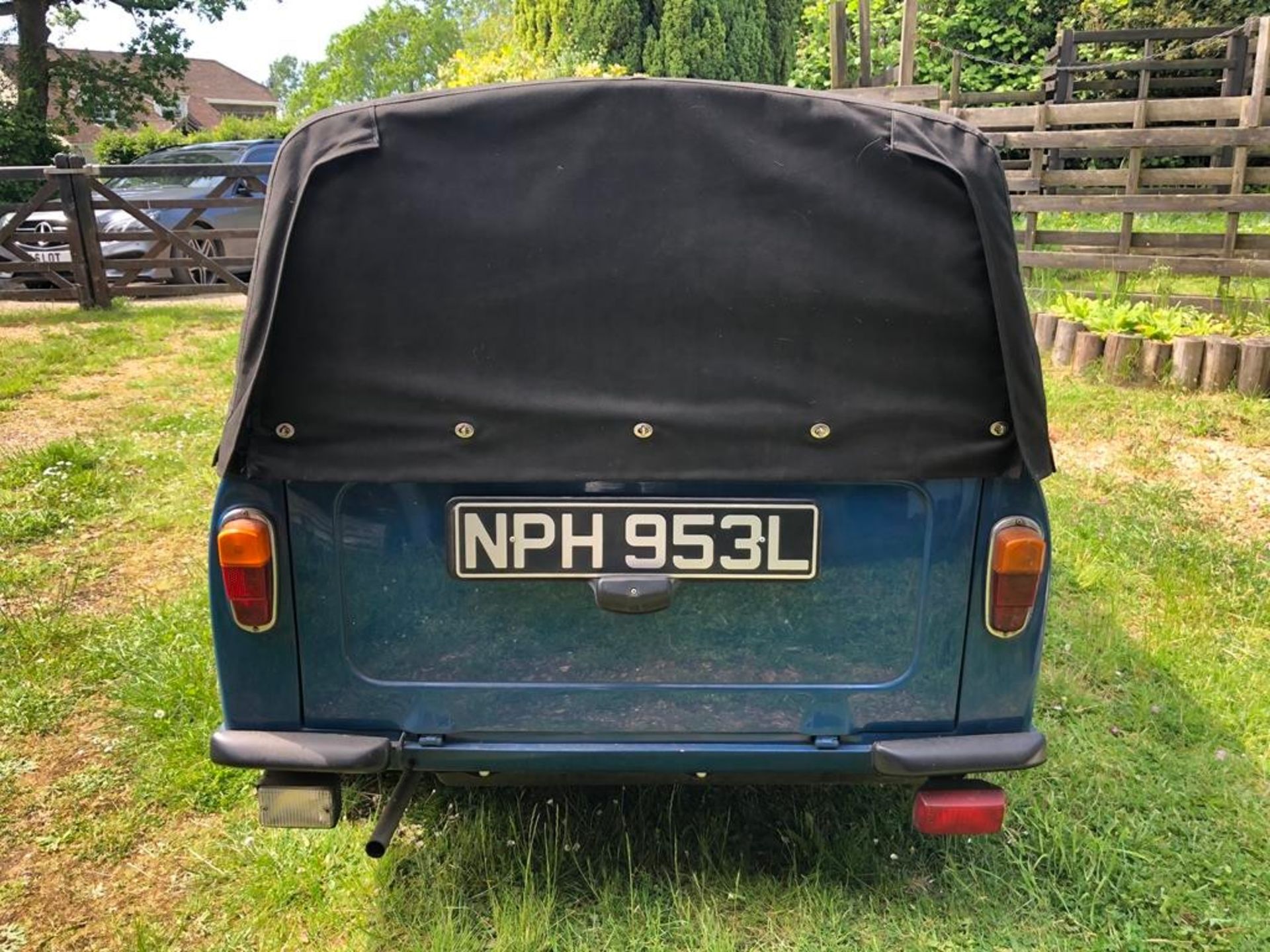 A 1972 Mini Pick-Up Registration number NPH 953L Chassis number AXAU1-781866A Blue with a black - Image 14 of 77