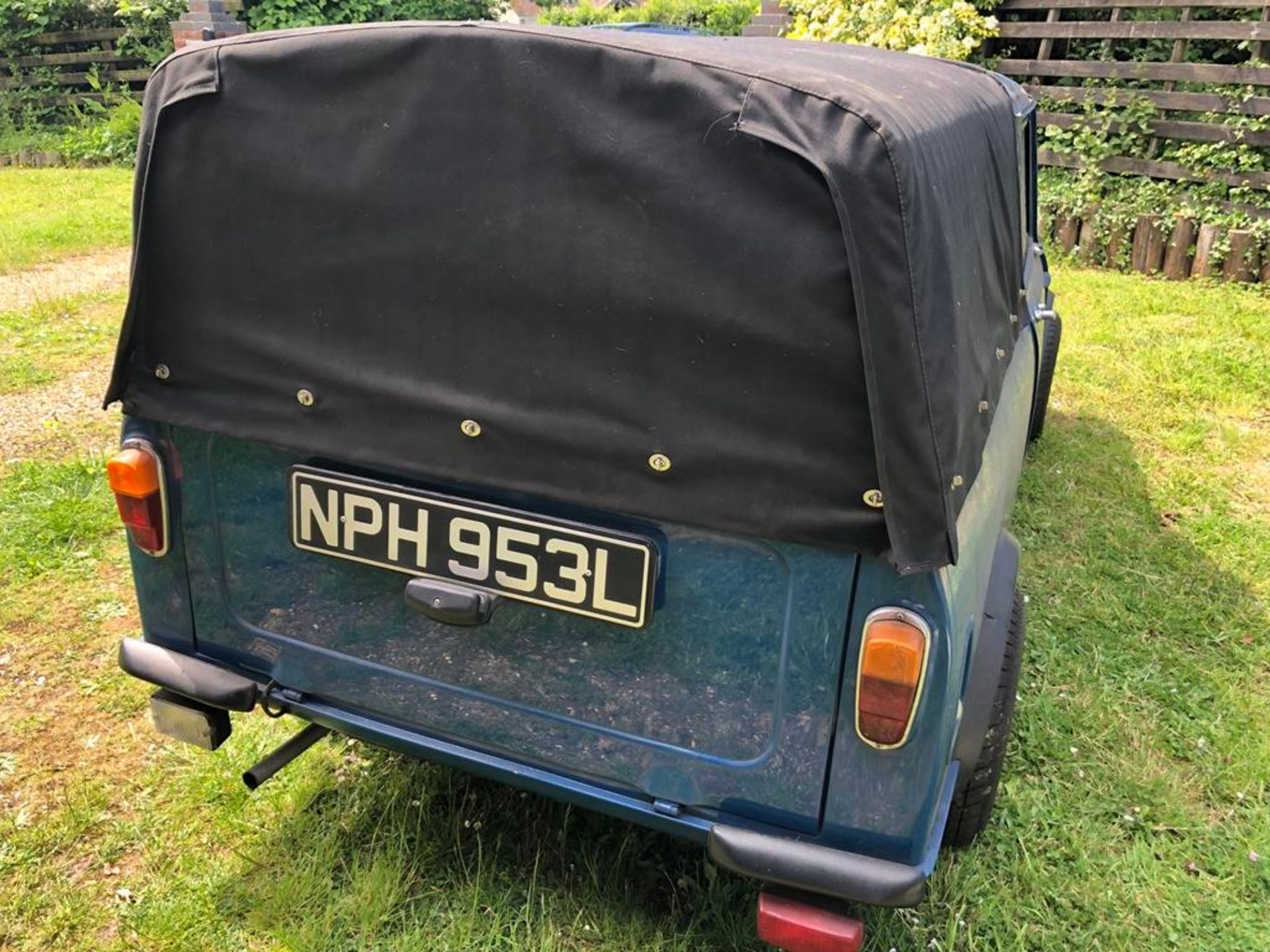 A 1972 Mini Pick-Up Registration number NPH 953L Chassis number AXAU1-781866A Blue with a black - Image 13 of 77