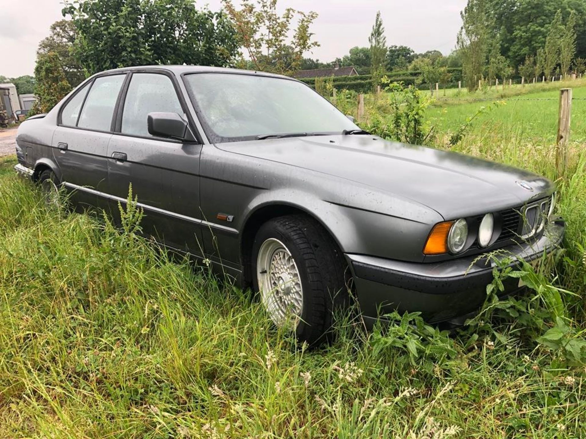 1990 BMW 535i Registration number G419 NYC Being sold without reserve One owner Black with a black - Image 2 of 40