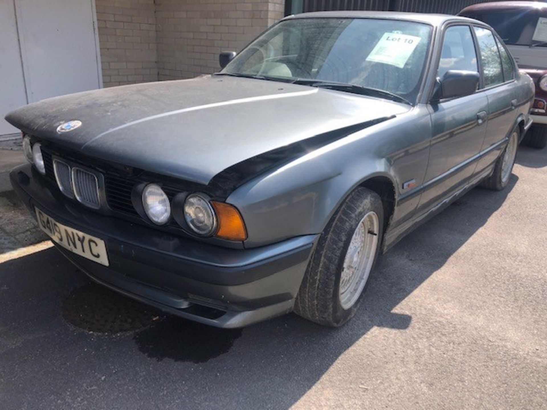 1990 BMW 535i Registration number G419 NYC Being sold without reserve One owner Black with a black - Image 25 of 40